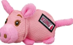 Kong Phatz Pig Squeak and Plush Dog Toy - Extra Small