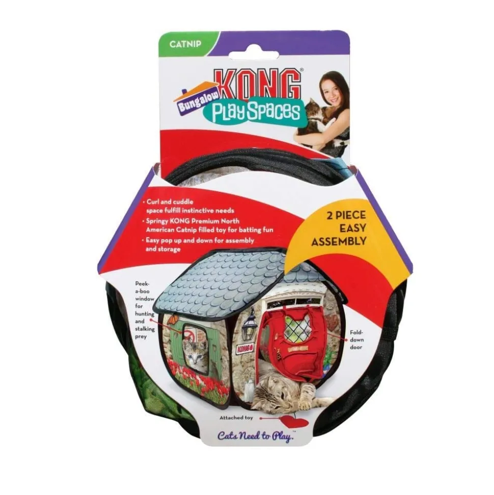Kong Play Spaces Bungalow Pop-Open Travel Cat Furniture
