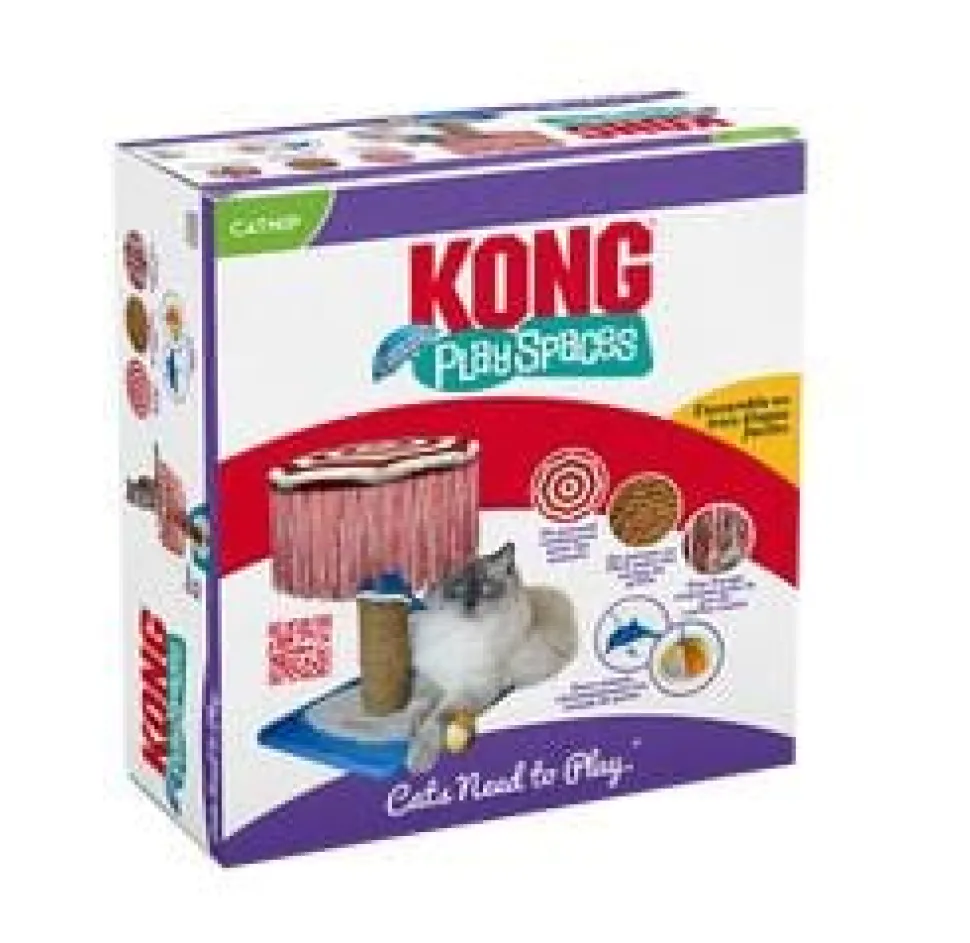 Kong Play Spaces Catbana Cat Furniture with Catnip Toy