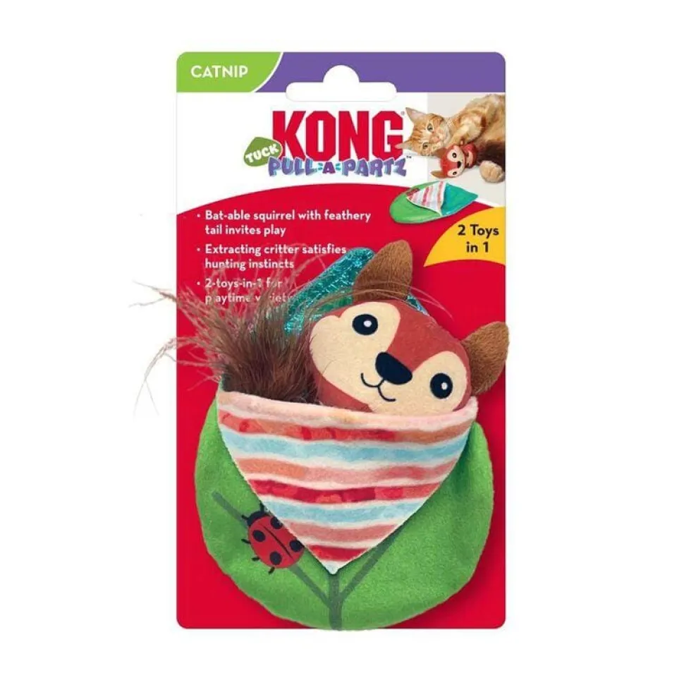Kong Pull-a-Partz Tuck 2-Piece Catnip Cat Toy