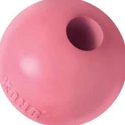 Kong Puppy Teething Treat Dispensing Ball with Hole Soft Rubber Dog Toy