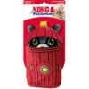 Kong Puzzlements Hydrant Crinkle and Squeaking Plush Dog Toy - Medium