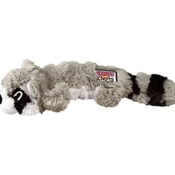 Kong Scrunch Knots Raccoon Squeak and Plush Dog Toy