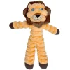 Kong Shakers Crumples Lion Squeak and Plush Dog Toy - Orange - X-Large