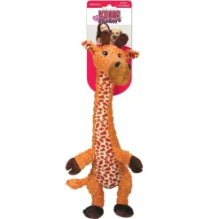 Kong Shakers Luvs Giraffe Squeak and Plush Dog Toy - Large