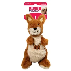 Kong Shakers Passports Kangaroo Squeak and Plush Dog Toy - Medium