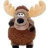 Kong Sherps Floofs Moose Cozie Squeak and Plush Dog Toy - Medium