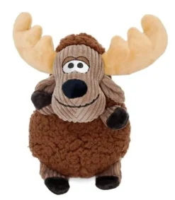 Kong Sherps Floofs Moose Cozie Squeak and Plush Dog Toy - Medium