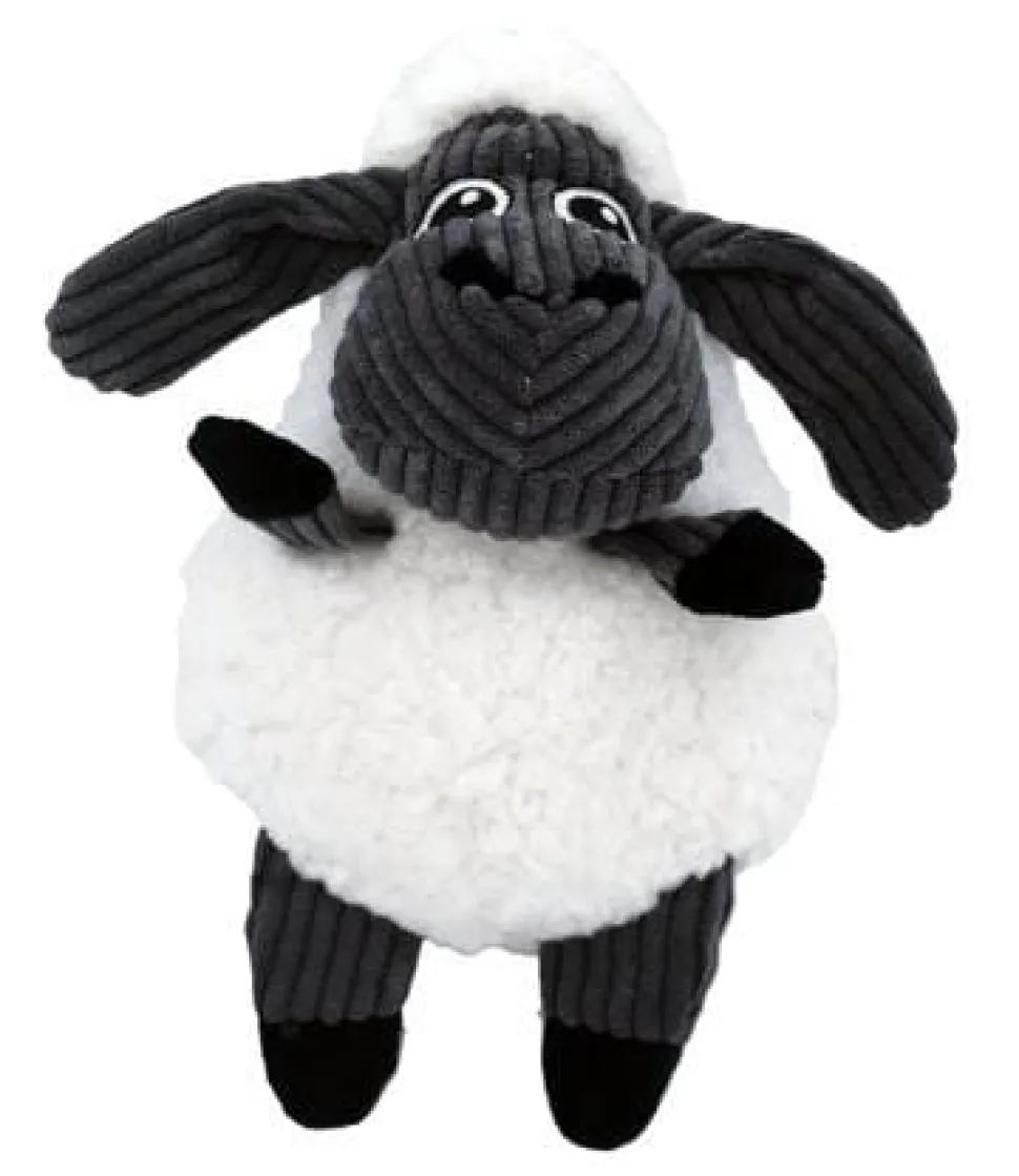 Kong Sherps Floofs Sheep Cozie Squeak and Plush Dog Toy - Medium