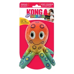 Kong Shieldz Tropics Octopus Squeak and Floating Nylon Dog Toy - Medium