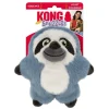 Kong Snuzzles Kiddo Sloth Squeak and Plush Dog Toy - Small