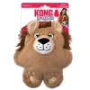 Kong Snuzzles Lion Squeak and Plush Dog Toy - Medium
