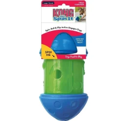 Kong Spin It and Roll Treat Dispensing Dog Toy - Green - Large