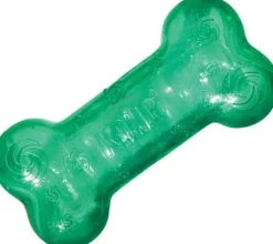 Kong Squeezz Crackle Bone Fetch Dog Toy - Large