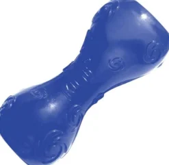 Kong Squeezz Dumbell Squeak and Rubber Dog Toy - Medium