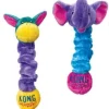 Kong Squiggles Stretch and Squeak Plush Dog Toys - Assorted - Small