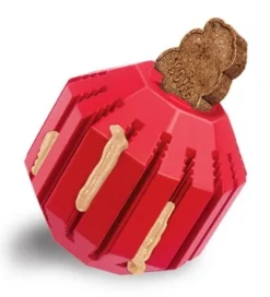 Kong Stuff-A-Ball Treat Dispensing Natural Durable Rubber Dog Toy - Red