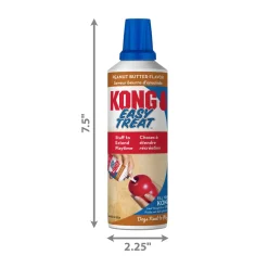 Kong Stuffn' Easy Peanut Butter Recipe Dog Paste - Compatible with Kong Dog Toys - 8 Oz