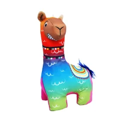 Kong Vibez Llama Ballistic Nylon and Squeak Dog Toy - Small/Medium