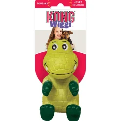 Kong Wiggi Alligator Dog Toy