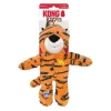 Kong Wild Knots Tiger Internally Knotted Squeak and Plush Dog Toy - Medium/Large