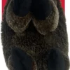 Kong Wild Raccoon Low-Stuffing Squeak and Soft Plush Dog Toy - Medium