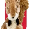 Kong Wild Squirrel Low-Stuffing Squeak and Soft Plush Dog Toy - Medium