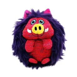 Kong Zigwigz Warthog Squeak and Plush Dog Toy - Medium
