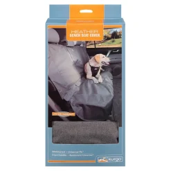 Kurgo Water-Resistant Car Backseat Bench Cover Protector for Pets - Gray