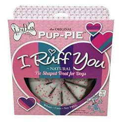 Lazy Dog I Ruff You Pup-Pie Cake Soft Baked Dog Treat Slices - 5 Oz