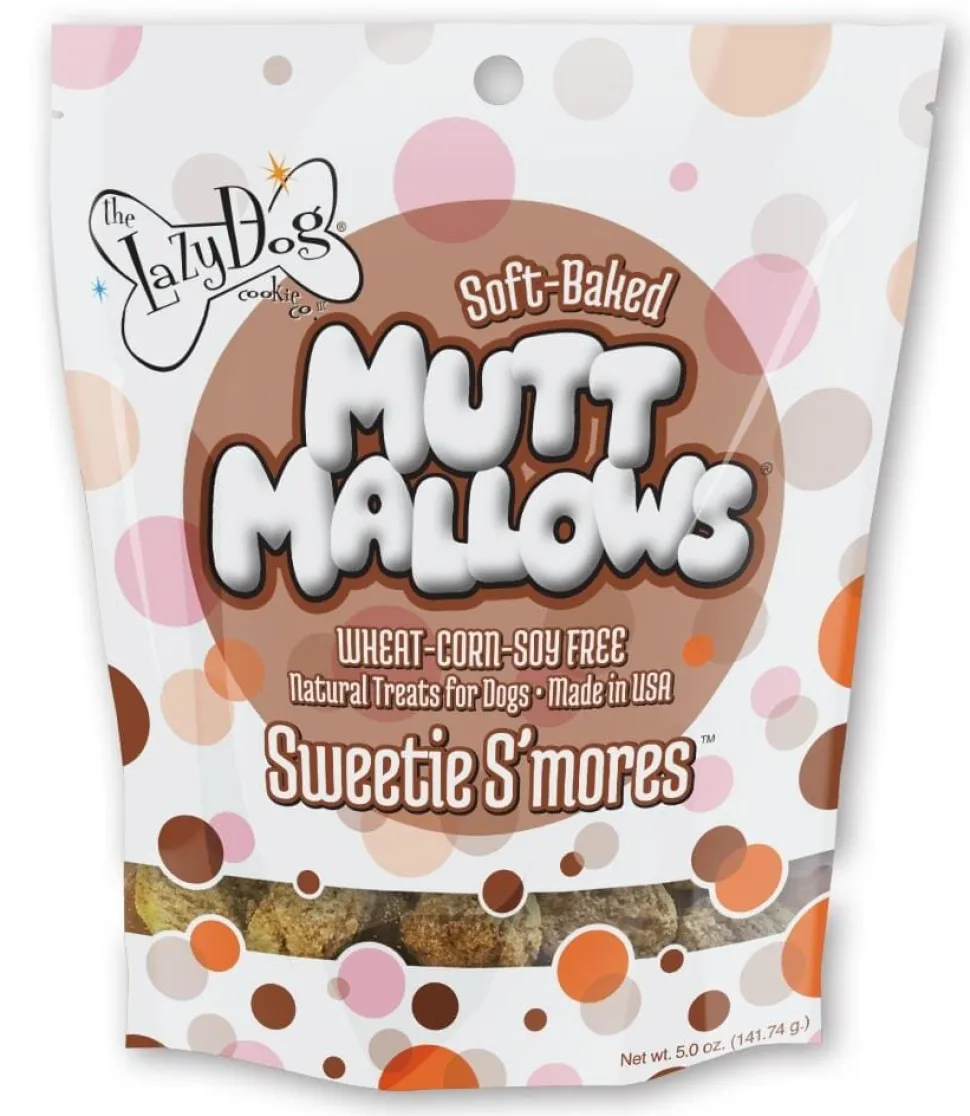 Lazy Dog Mutt Mallow Sweetie S'mores Soft Baked Dog Treats - 5 Oz