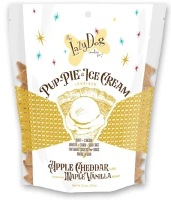 Lazy Dog Pup-Pie Apple Chedder with Maple and Vanilla Soft Baked Dog Treats - 5 Oz - Case of 10