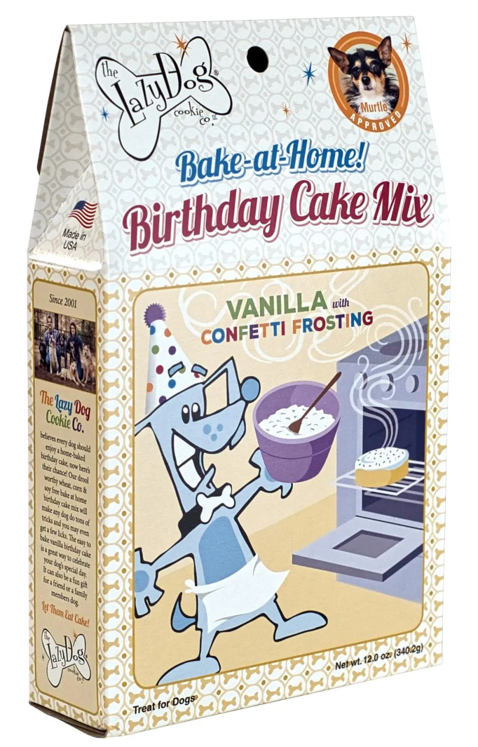 Lazy Dog Pup-Pie Birthday Cake Mix for Dog Treats Yellow - 12 Oz