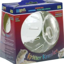 Lee's Kritter Krawler Exercise Ball - Transparent - Dwarf
