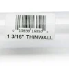 Lee's Thinwall Rigid Tubing - 1-3/16" x 3 ft - Pack of 6