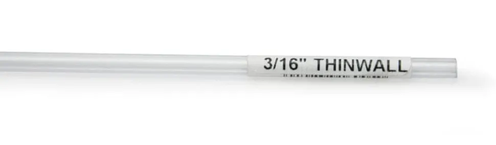 Lee's Thinwall Rigid Tubing - 3/16" x 3 ft