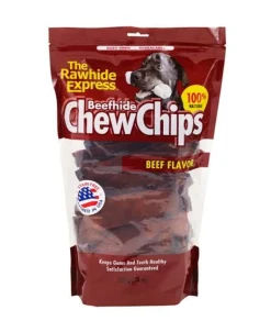 Lennox Beefhide Chew Chips Dog Treat Beef - 16 Oz