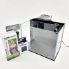 Lifegard Aquatics Low Iron Ultra Clear 3 in 1 Aquarium Set with Built-In Side Filter