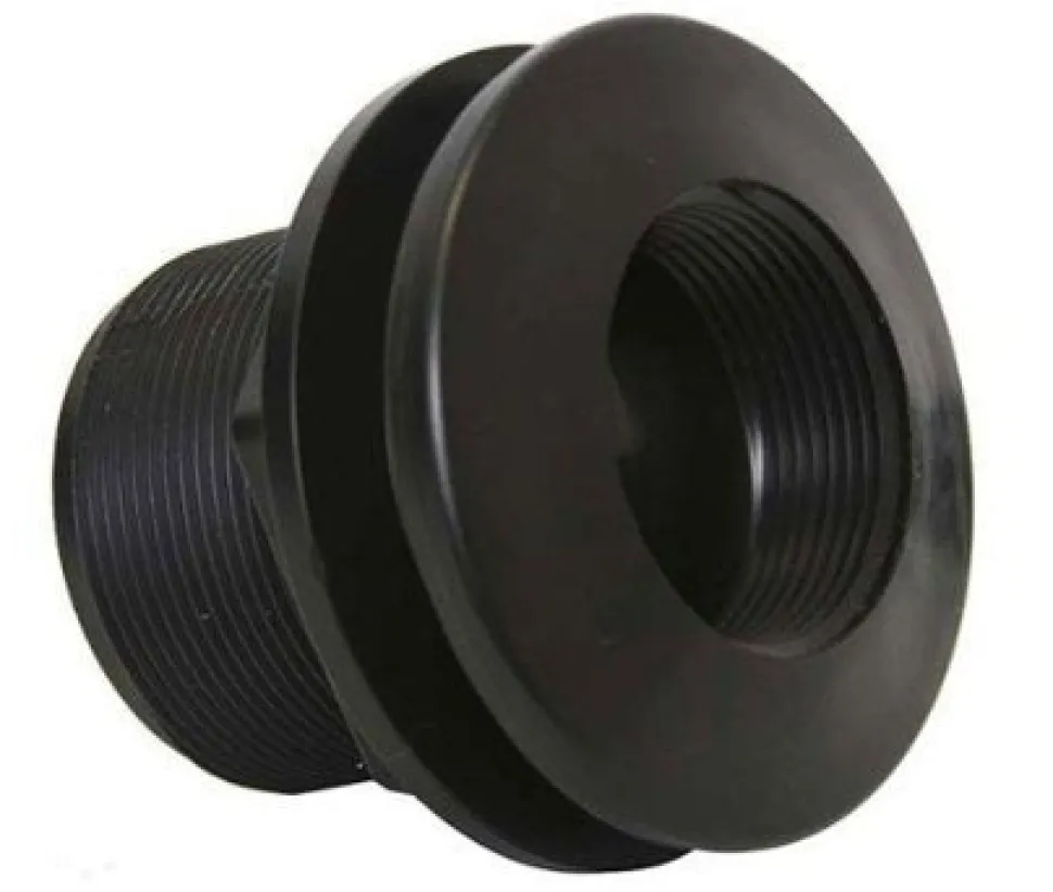 Lifegard Aquatics Standard Threaded Bulkhead - 2"