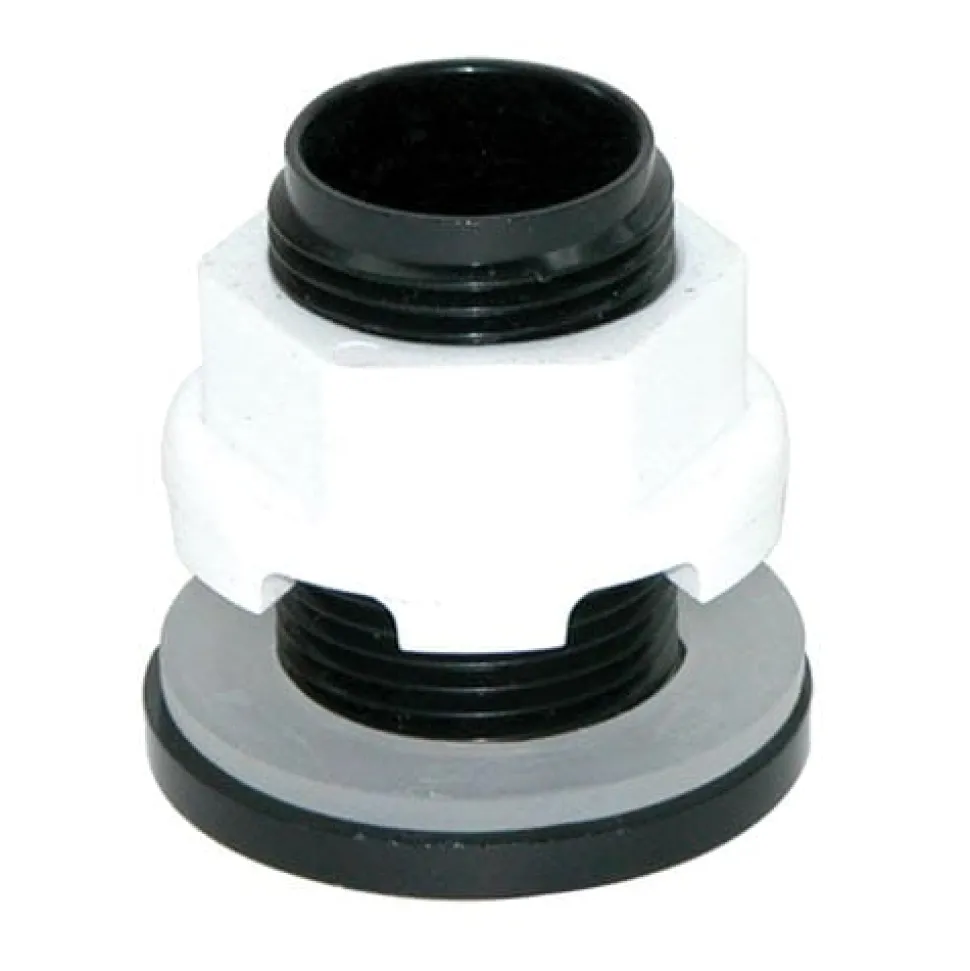 Lifegard Aquatics Standard Threaded Bulkhead - 1/2"