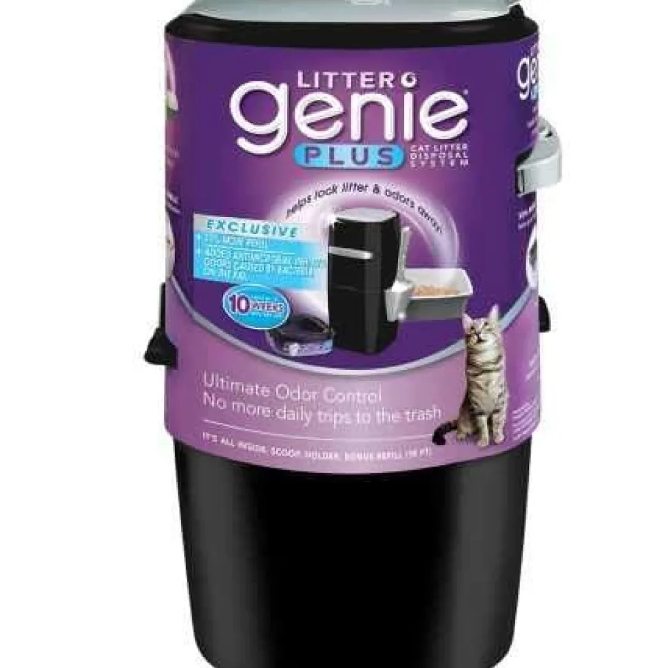 Litter Genie Litter Genie Plus Cat Litter Disposal System - Black