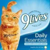 9Lives Daily Essentials Chicken Beef and Salmon Dry Cat Food - 3.15 Lbs - Case of 4