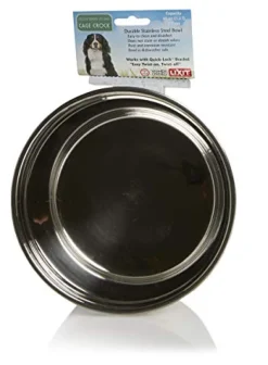 Lixit Stainless Steel Crock Bowl - 40 oz