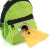 Lola Bean Green Backpack Dispenser & P/U Pet Waste Bags Pooch
