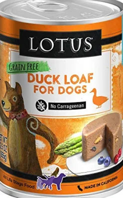 Lotus Grain-Free Loaf Duck Canned Dog Food - 12.5 Oz - Case of 12