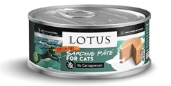 Lotus Pate Grain-Free Sardine Canned Cat Food - 5.3 Oz - Case of 24