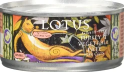 Lotus Pate Grain-Free Turkey Canned Cat Food - 5.3 Oz - Case of 24