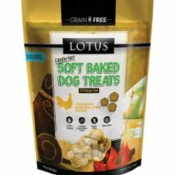 Lotus Soft Baked Grain-Free Dog Treats Chicken Liver - 10 Oz