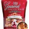Loving Pets Gourmet Biscuit Wraps with Glucosamine & Chondroitin Natural Dog Chews - Sweet Potato and Chicken - 8 Oz