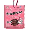 Loving Pets Houndations USA Training Treats with Carabiner Soft and Chewy Dog Treats - Beef - 4 Oz